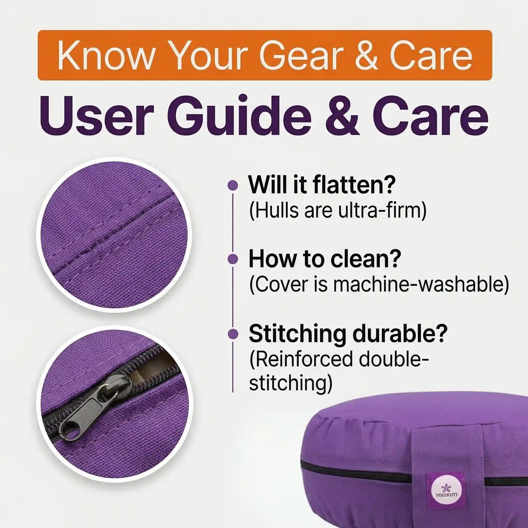 כרית מדיטציה עגולה עם רוכסן מדריך למשתמש כרית מדיטציה עגולה עם רוכסן מדריך למשתמש